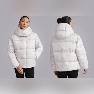 NVLT Women's White Puffer Jacket